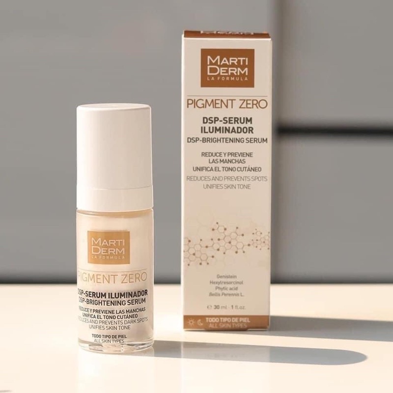 MartiDerm Pigment Zero DSP Serum Illuminator (30ml) - Tinh Chất Làm Sáng Da, Mờ Thâm