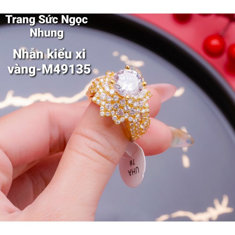 Nhẫn kiểu xi mạ-M49