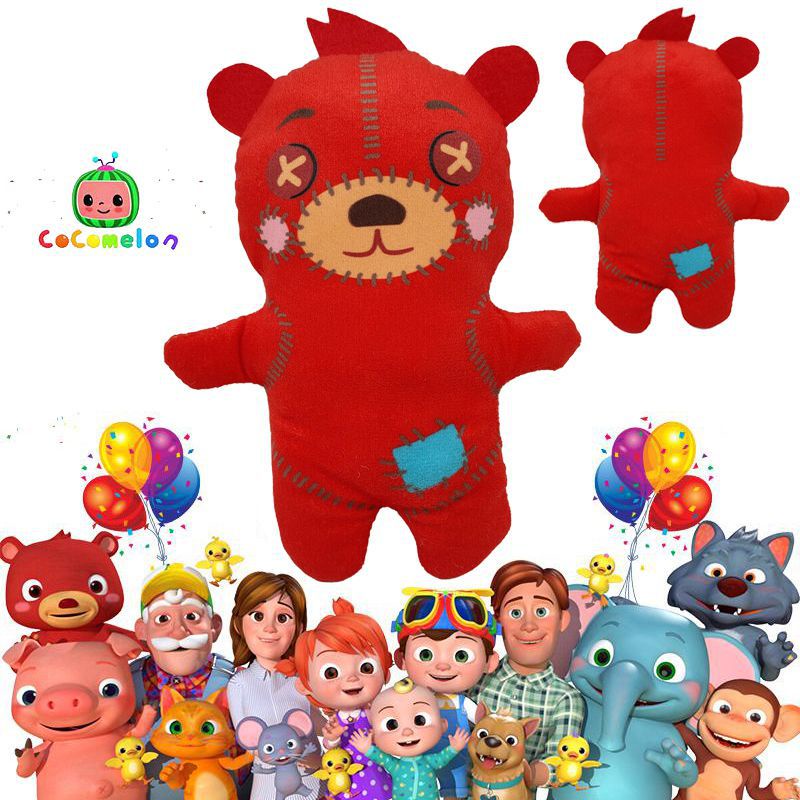 Đồ chơi búp bê nhồi bông JJ CoComelon có nhạc hát ru khi ngủ làm quà tặng cho bé