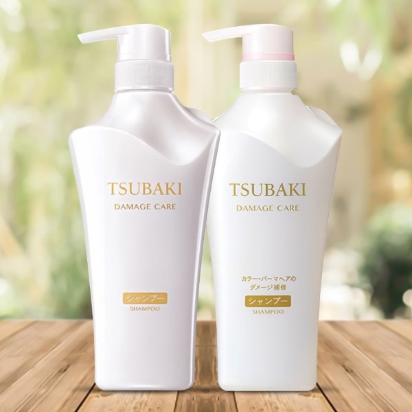 [Chính Hãng] Bộ Dầu Gội Và Dầu Xả Phục Hồi Hư Tổn Shiseido Tsubaki Damage Care 500ml