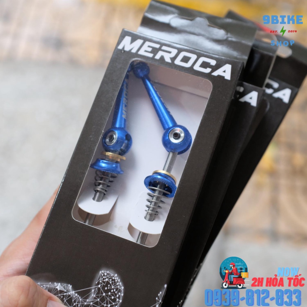 Cặp ti đùm chất liệu titan MEROCA chuẩn QR 100/135