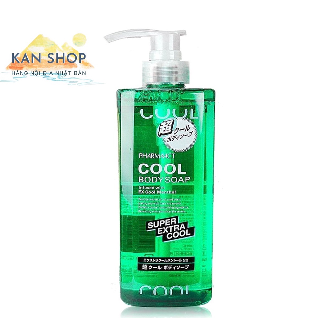 Sữa tắm mát lạnh Super Extra Cool 600ml dành cho nam