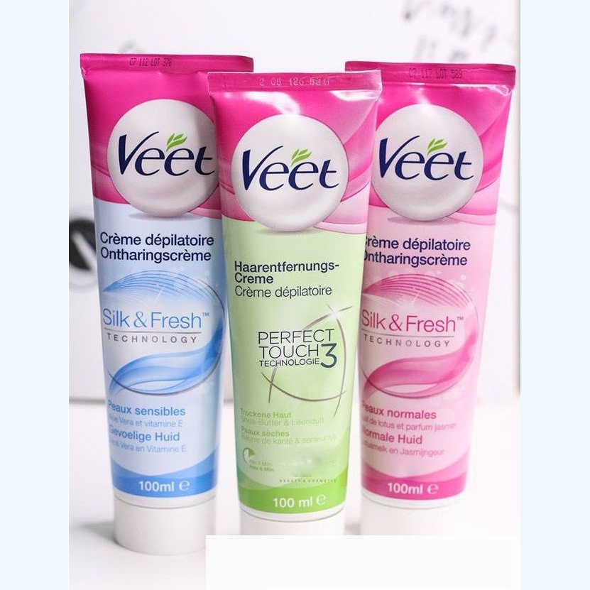 Kem tẩy lông Veet Wax Cream 100ml Tẩy lông không gây rát