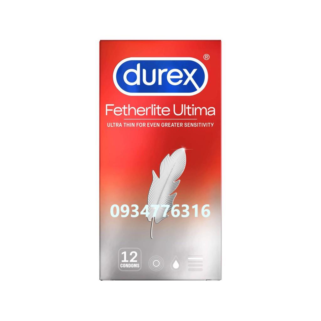 ✅ Bao cao su Durex Fetherlite Ultima  Hộp 3-12 bao