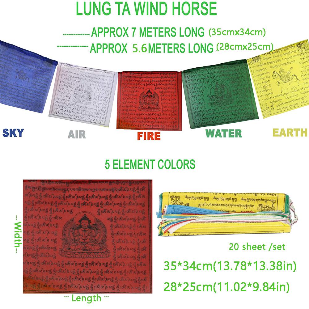 Set 20 Lá Cờ Phật Giáo Nhân Tạo Bằng Lụa