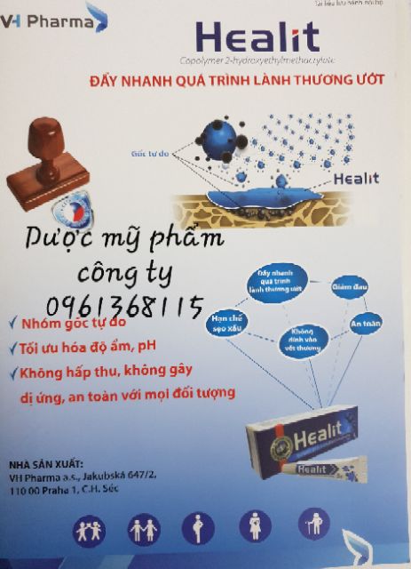 Kem liền vết thương nhanh, chống sẹo lõm HEALIT 5g | BigBuy360 - bigbuy360.vn