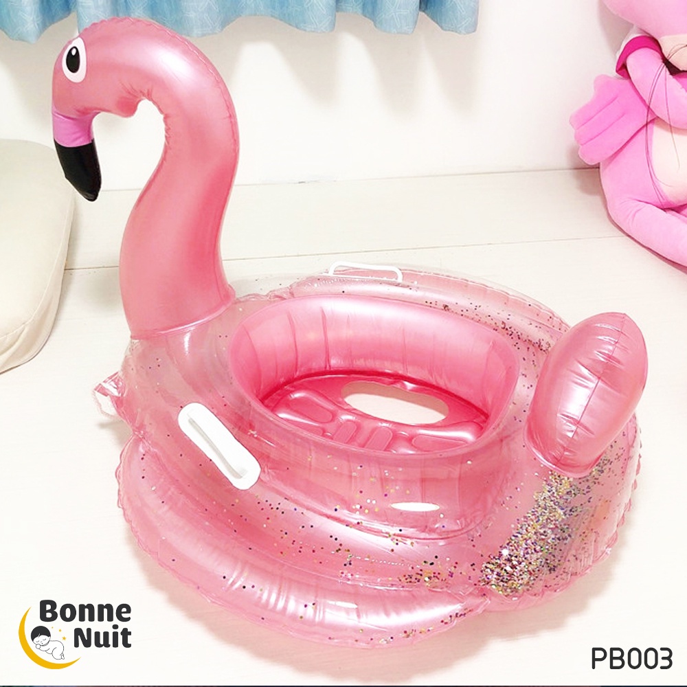 Phao bơi hình Flamingo siêu xinh cho bé chơi mùa hè