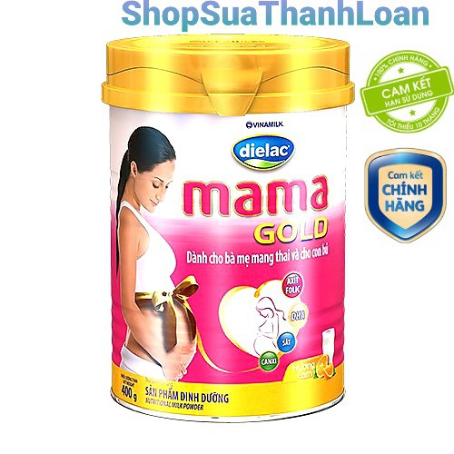 [HSD T9-2022] Sữa bột Dielac Mama Gold Hương Cam (400gr)