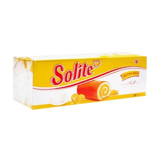 Bánh bông lan cuộn vị bơ sữa Solite khay 360g