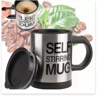 Cốc ly ca tiện dụng tự khuấy cafe thông minh tự động không cần thìa Self Mug