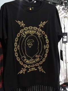Tee bape hình thêu cao cấp