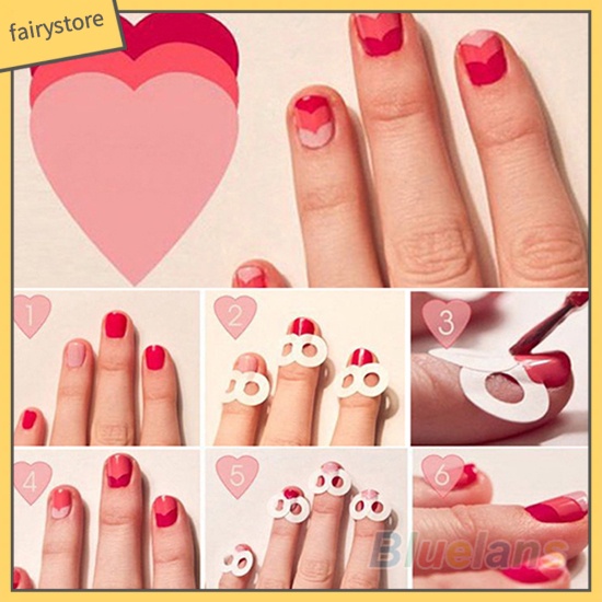 [Hàng mới về] 48 Miếng dán tạo hình 18 kiểu trang trí móng nghệ thuật tiện dụng