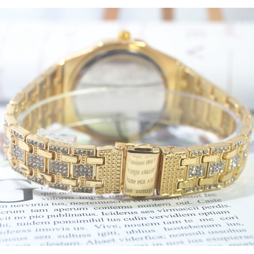 Đồng hồ thạch anh đính kim cương nhân tạo chất lượng cao thời trang cho nữ | BigBuy360 - bigbuy360.vn