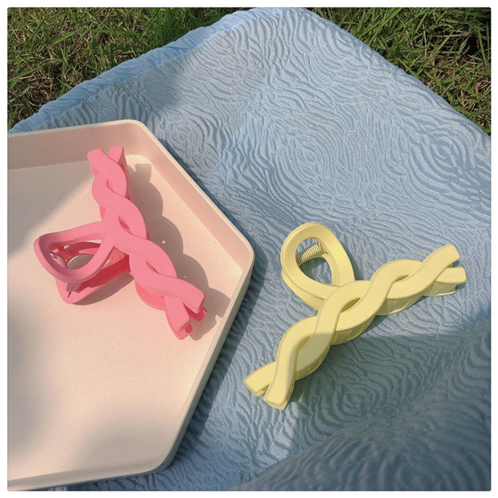 Kẹp Tóc Càng Cua 11cm Màu Sắc Ngọt Ngào