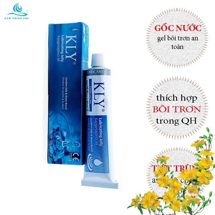 Gel bôi trơn gốc nước an toàn KLY hộp 82G