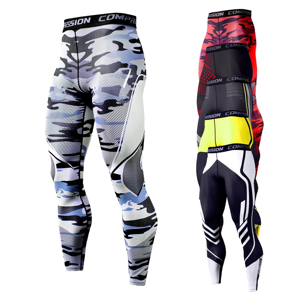 Quần legging thể thao thấm hút mồ hôi nhanh dành cho nam