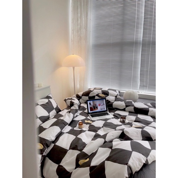 Set Bộ Vỏ Chăn Ga Cotton Living- Chất Cotton Mềm Mat, Thấm Hút Tốt _shinbedding