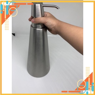 Bình inox 304 đựng xà phòng rửa tay, dầu gội, sữa tắm, nước rửa chén tiện lợi an toàn 500ml or 750ml Hcm