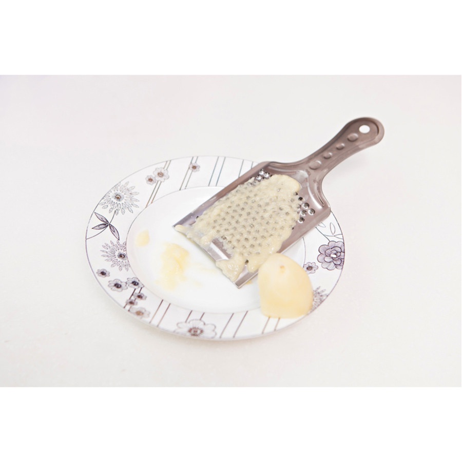 Bàn Nạo Inox Mài Nhỏ Thực Phẩm Có Tay Cầm - Hàng Nội Địa Nhật, bàn mài giúp nghiền nhỏ rau củ, thực phẩm.
