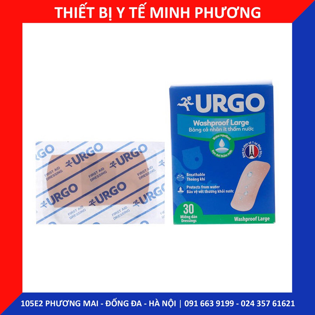 Băng keo cá nhân URGO không thấm nước tiện dụng