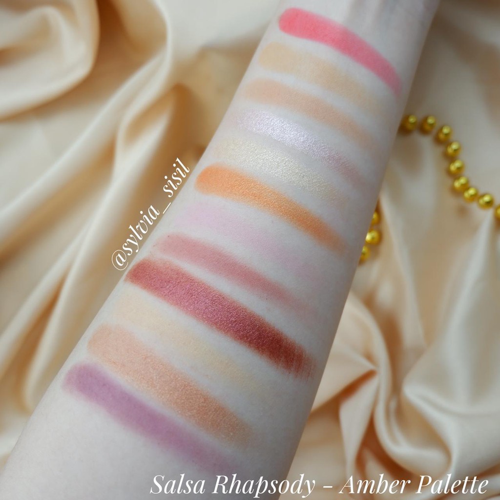 Salsa (hàng Mới Về) Bảng Phấn Mắt / Má Hồng / Bắt Sáng / Tạo Khối Màu Hổ Phách Cổ Điển | BigBuy360 - bigbuy360.vn