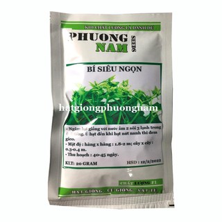 20GR - hạt giống bí siêu ngọn