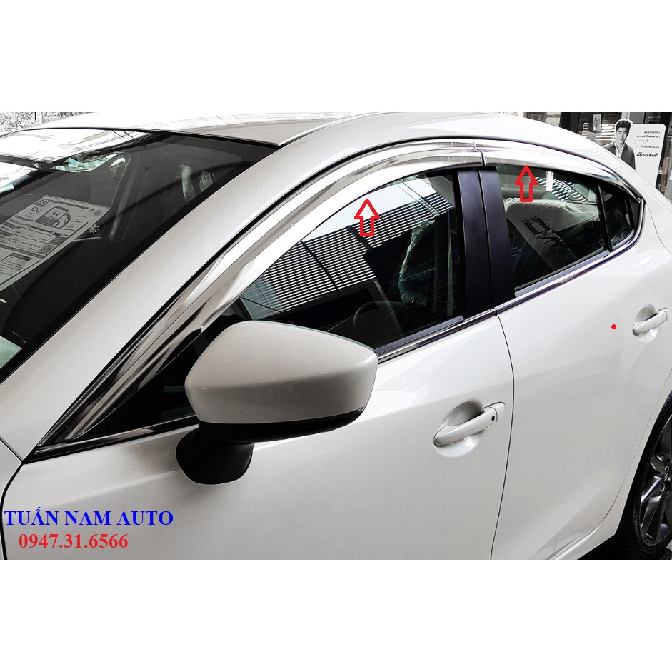 VÈ MƯA HÀN QUỐC CROM MAZDA 3 SEDAN 2019 đến 2015