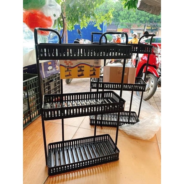 Kệ 3 tầng để đồ siêu tiện ích không sợ rỉ - hàng cảm kết chuẩn đẹp