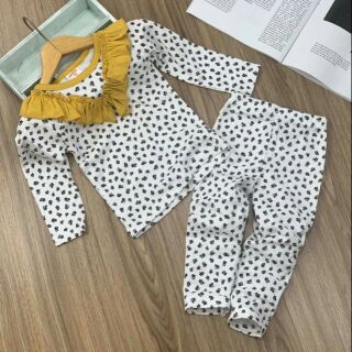 Combo 9 bộ cotton dành cho bé gái