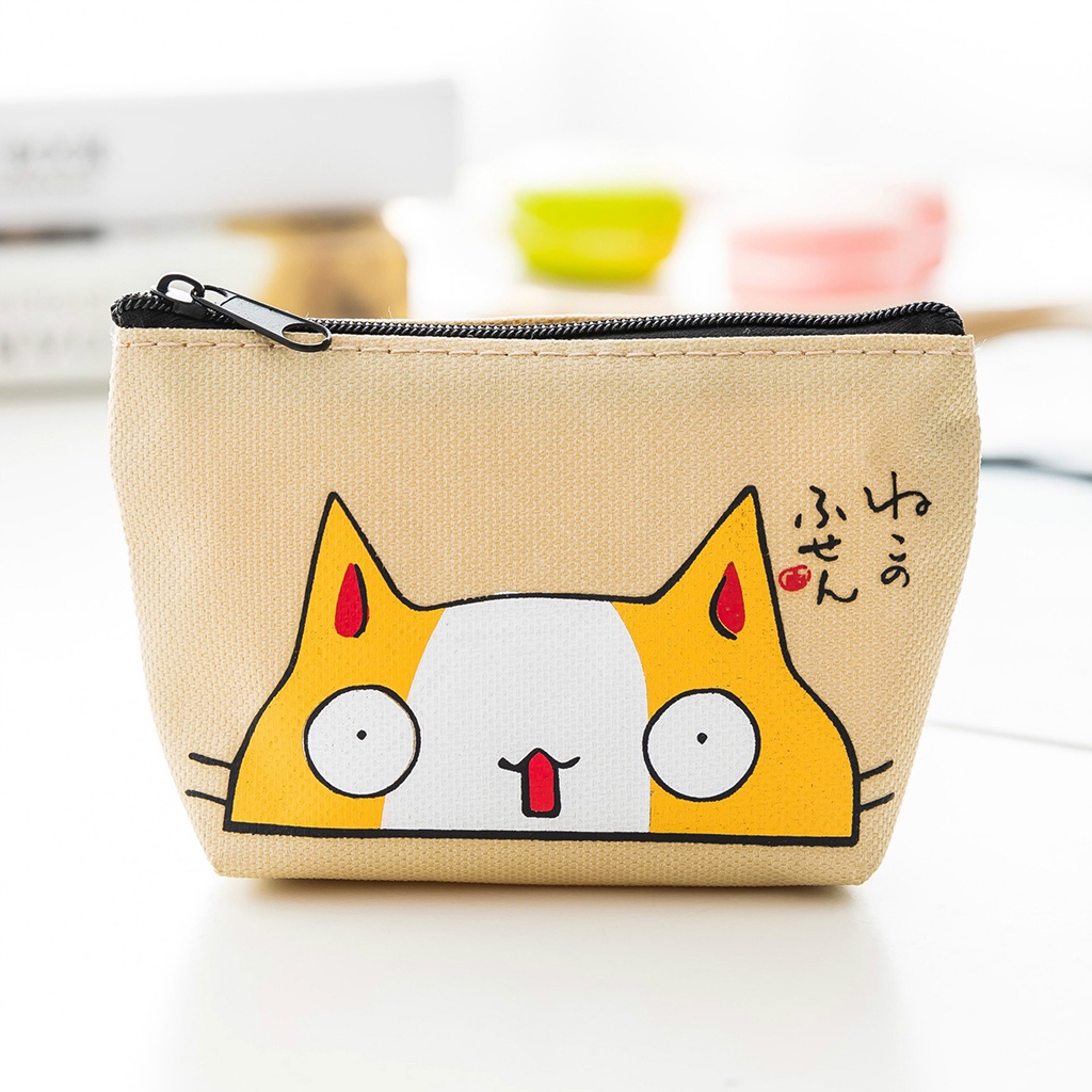 Túi vải canvas mini đựng tẩy đồ dùng tiện ích dễ thương cute giá rẻ MP09