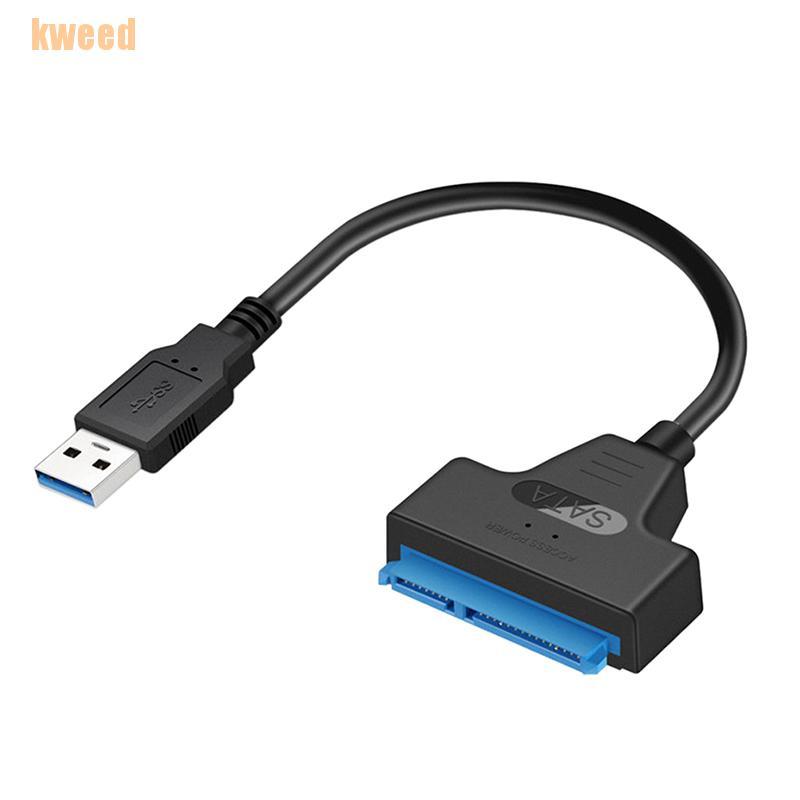 Dây Cáp Chuyển Đổi Usb 3.0 Sang 2.5 &quot;sata Cho Ổ Cứng Đen