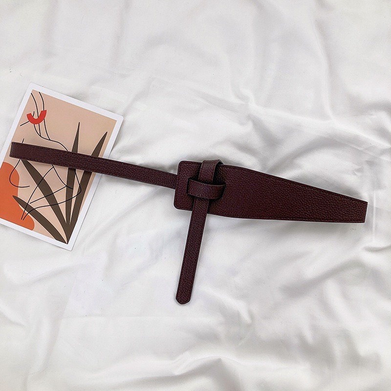 Đai thắt váy áo khoác Hàn Quốc nữ đơn giản sang chảnh