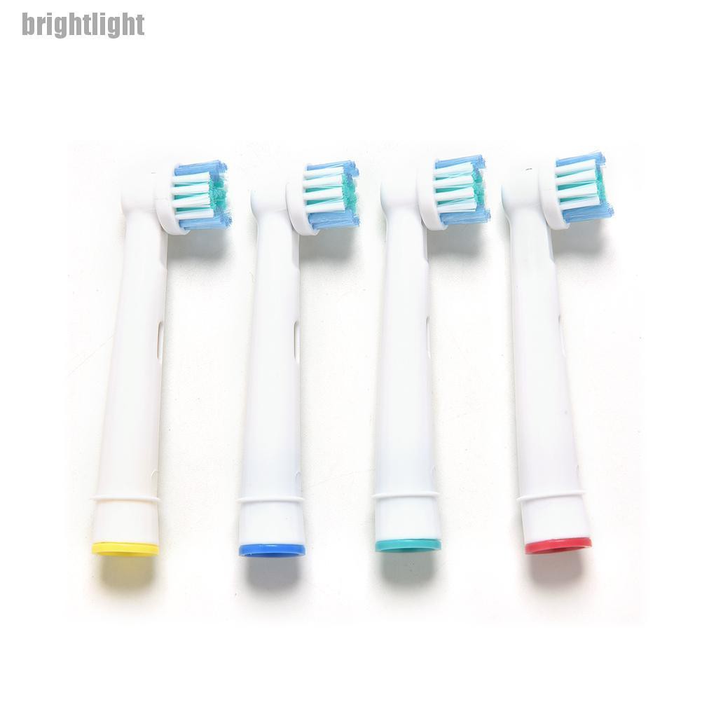 Set 4 Đầu Bàn Chải Đánh Răng Điện Eb17-4 Thay Thế Cho Braun Oral B