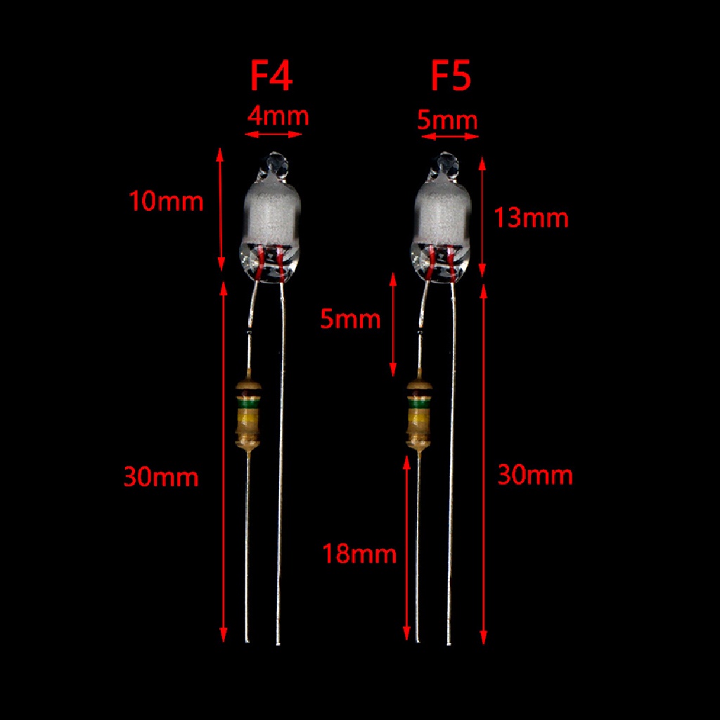 Set 10 Bóng Đèn Neon 4 * 10mm 5 * 13mm Đa Năng Tiện Dụng 220V