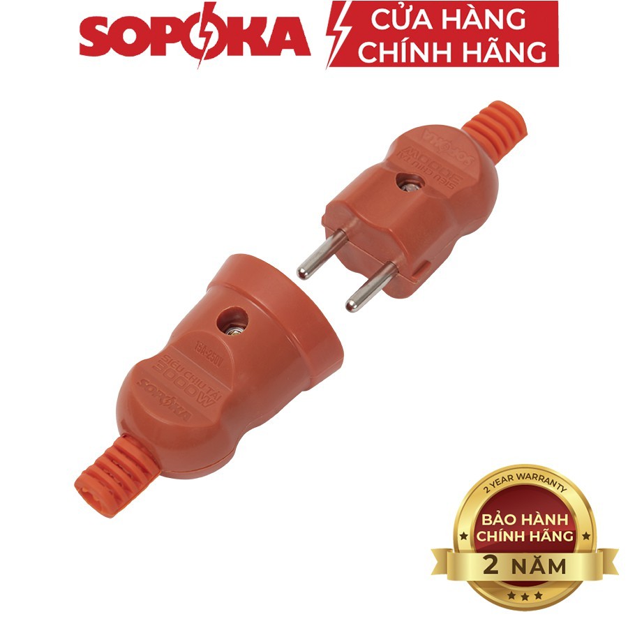 Bộ nối nguồn công suất cao SOPOKA N3000W lớp lõi chịu nhiệt, lớp vỏ chống vỡ