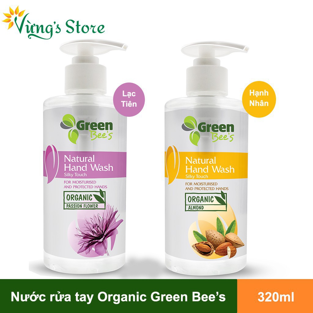 Gel rửa tay hữu cơ Green Bee Organic 320ml