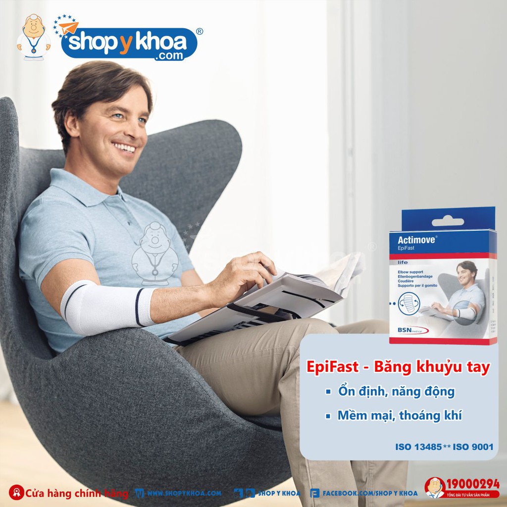 Băng khuỷu tay chấn thương và thể thao Actimove EpiFast