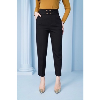 QUẦN BAGGY NỮ VẢI 4 CÚC BẤM HÀNG XUẤT DƯ