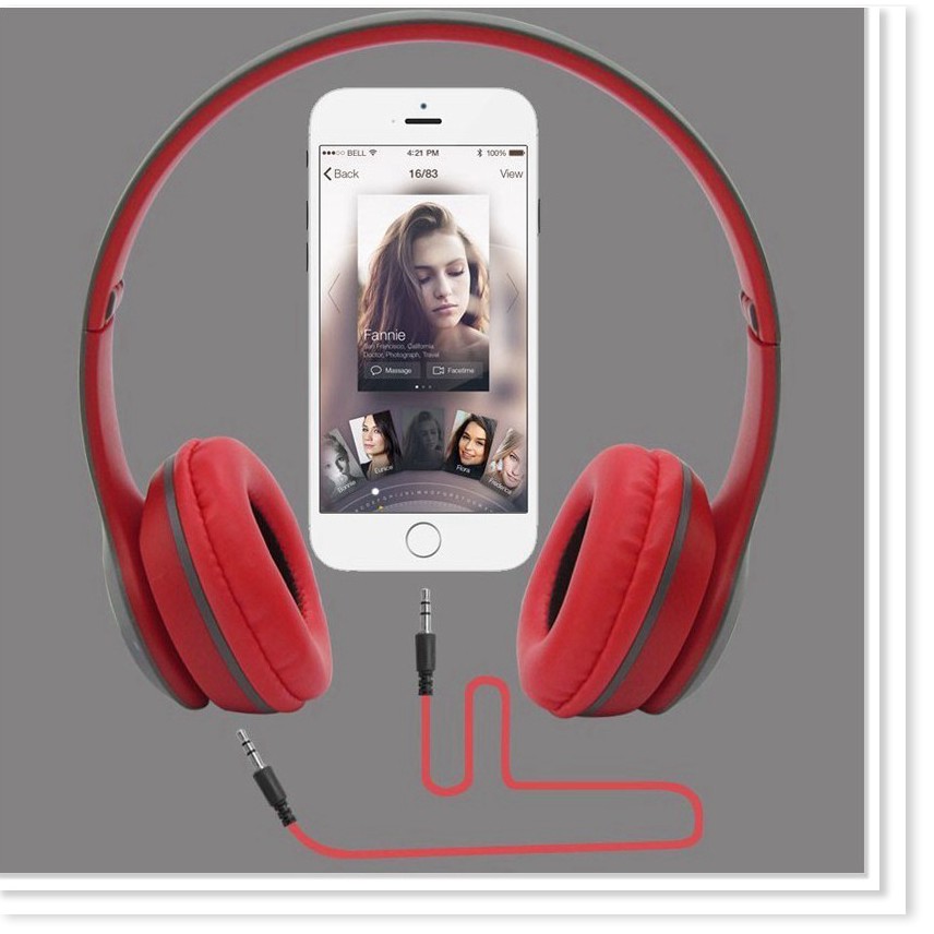 Tai nghe chụp tai Bluetooth P47 có khe cắm thẻ nhớ | BigBuy360 - bigbuy360.vn