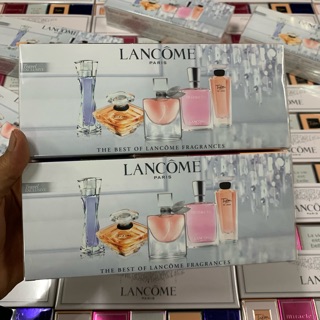 Bộ nước hoa mini - nước hoa lancome Tresor edp , Tréaor in love , lavie est , Hypnose , Miracle