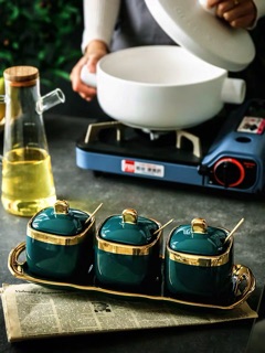 Hũ gia vị xanh cổ vịt