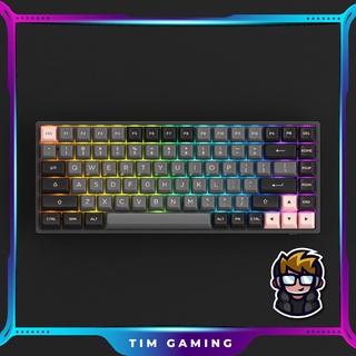 Bàn phím cơ akko 3084b plus black pink