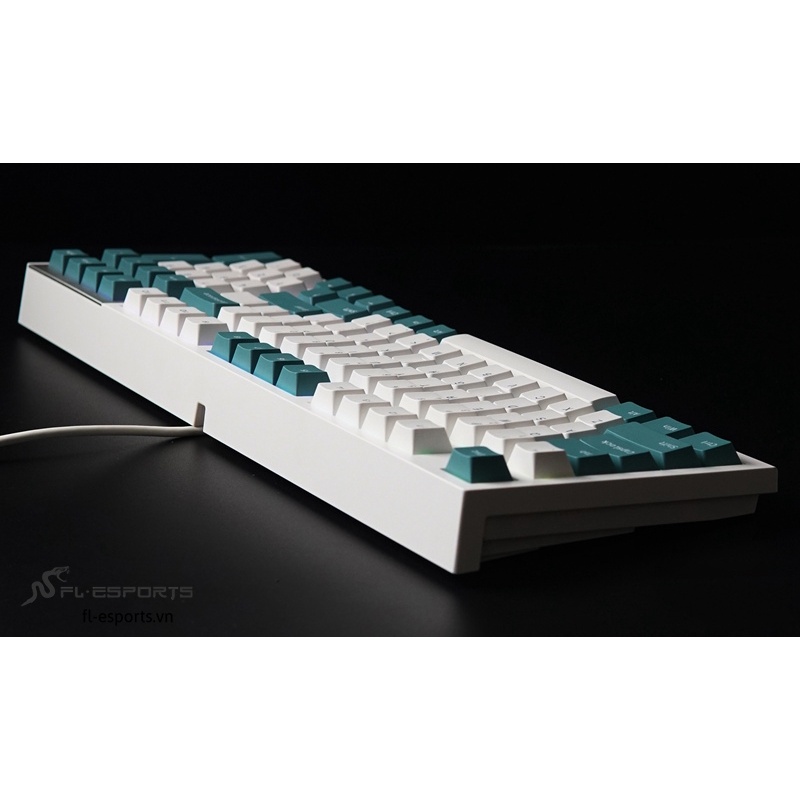 Bàn phím cơ FL-Esports FL980CPS Aqua Green 1 Mode - Hàng chính hãng