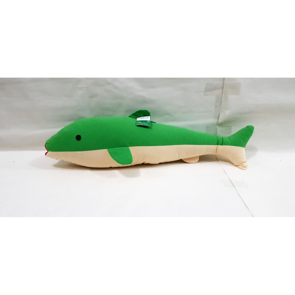 Gối ôm hình cá 7 màu, gối ôm hình thú cho bé 80x17 cm Hometex