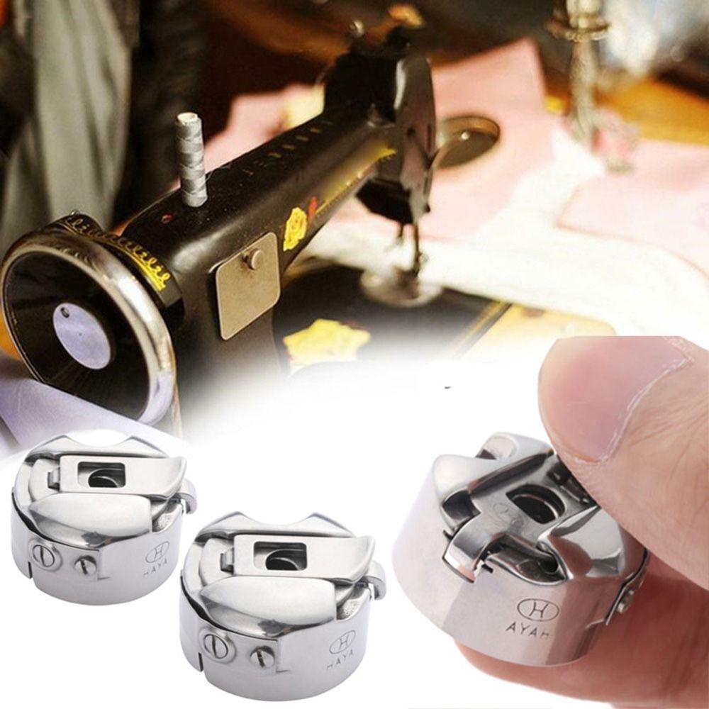 JARRED Hộp Suốt Chỉ Bằng Thép Màu Bạc Cho Máy May Lockstitch