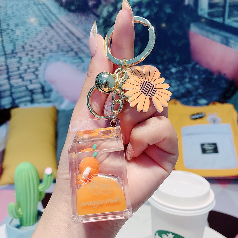 Móc khóa hoạt hình bằng acrylic nhiều hình dạng tùy chọn phong cách Hàn Quốc
