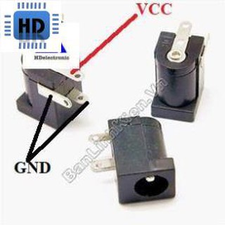 Jack nguồn dc5.5x2.1mm dc5501