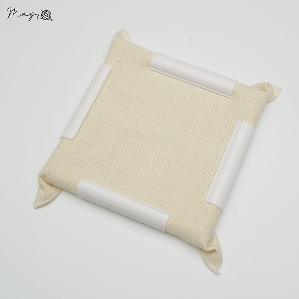 Khung căng vải bằng nhựa (vuông, chữ nhật) dùng trong Thêu nổi - Punch Needle