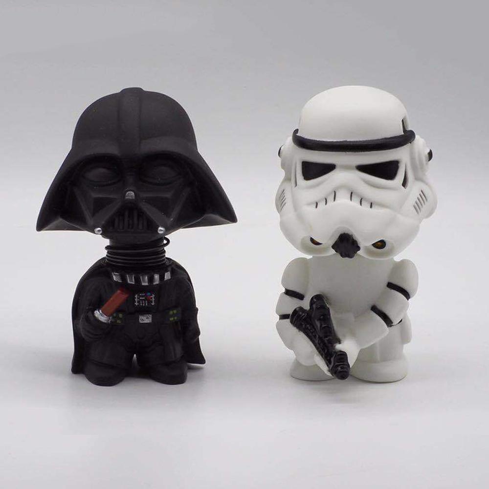 Mô Hình Nhân Vật Yoda Trong Phim Star Wars Màu Trắng / Đen