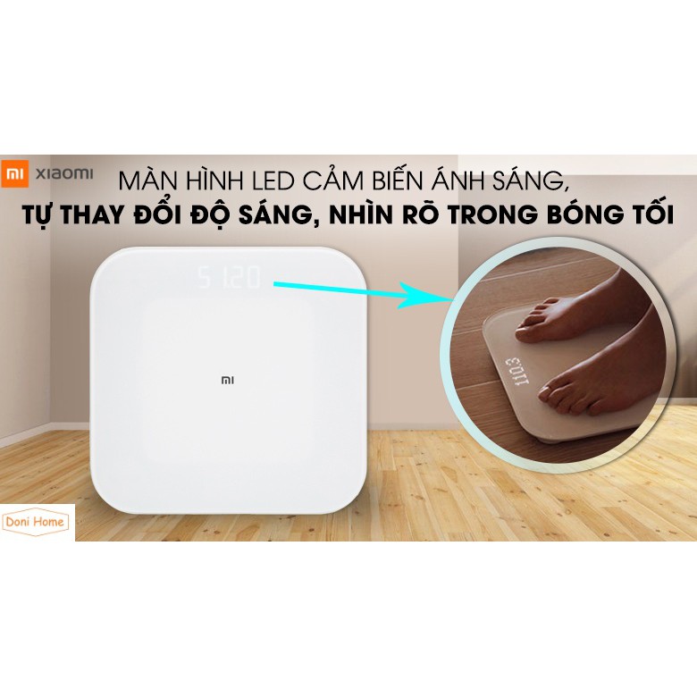 Cân điện tử Xiaomi Body Composition Scale 2 - Cảm biến hình chữ G - Chip BIA chính xác cao - 13 chỉ số thành phần cơ thể